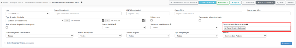 Melhoria Estoque E Nf E Consular Processamento Da Nf E Novo