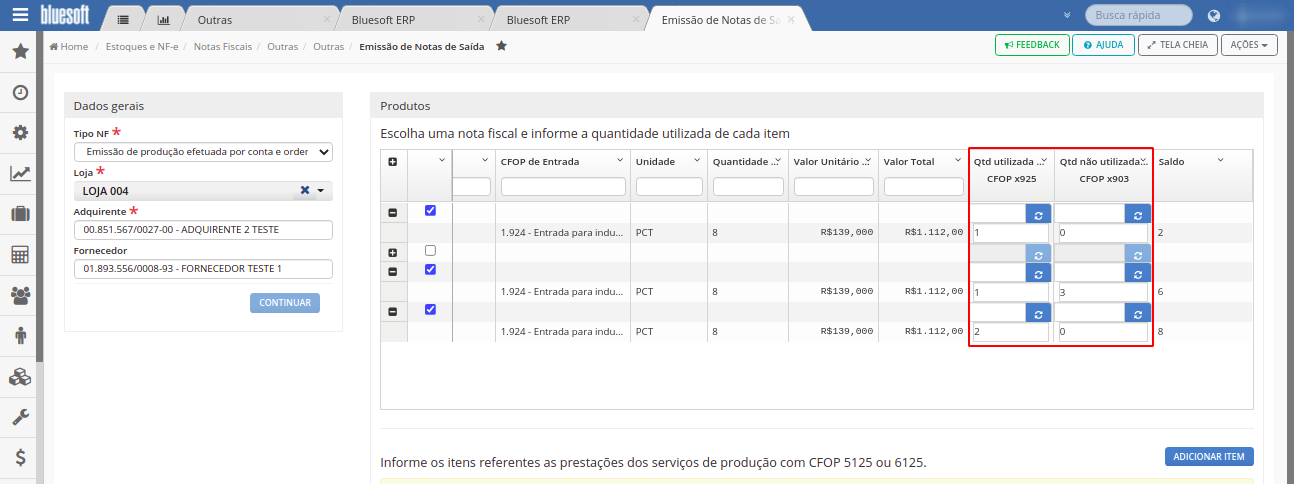 Industrialização triangular - Área: Manual de emissão de Notas Fiscais